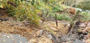 , El ayuntamiento ha iniciado las obras de reparación de los daños causados por los desprendimientos de las lluvias de los últimos días., Getariako Udala