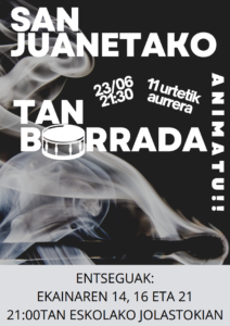 SAN JUANETAKO TANBORRADA